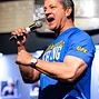 Bruce Buffer with a very spirited "Shuffle Up and Deal!"