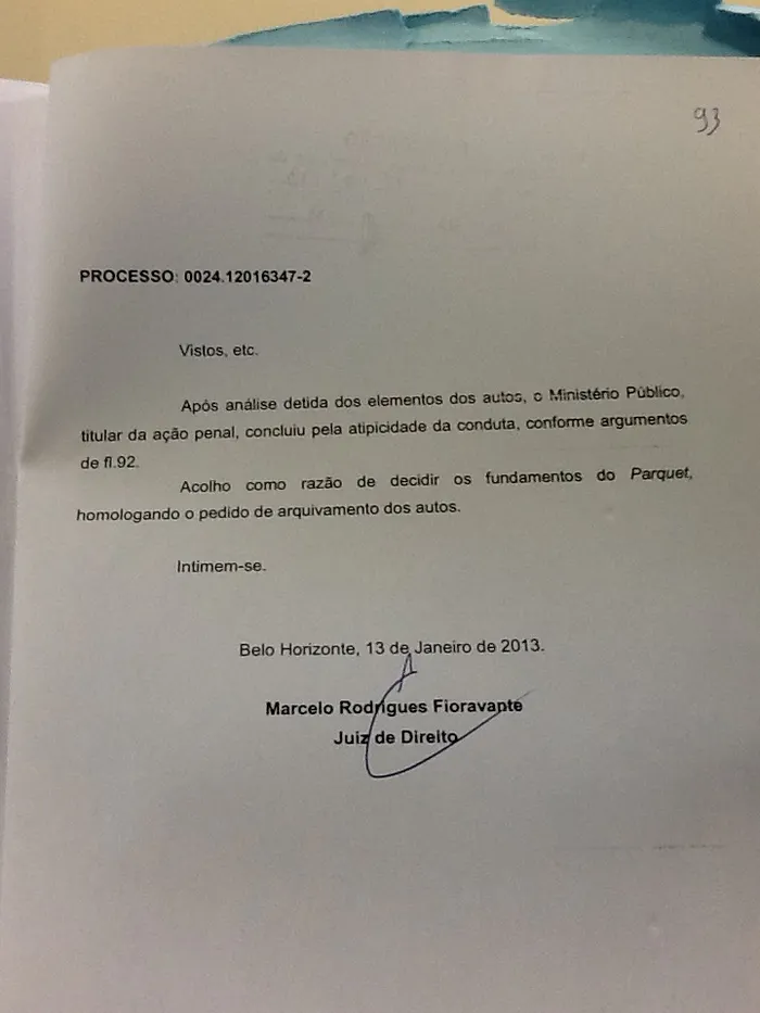 Um Ano Depois, Justiça de Minas Gerais Decide em Favor da Federação Mineira de Texas... 103