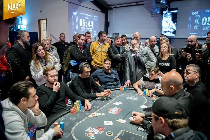 Nicolas Sievers Bubbles the 2019 WSOPE Main Event