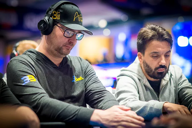 Phil Hellmuth and Giovanni Petroni