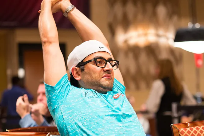 Antonio Esfandiari is Stretching His Chip Lead at His Table Hand by Hand
