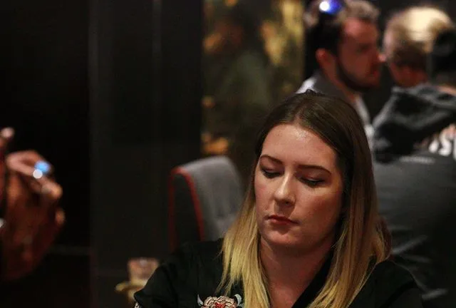 Alisha Wormald playing in the 2019 Aussie Millions Opening Event