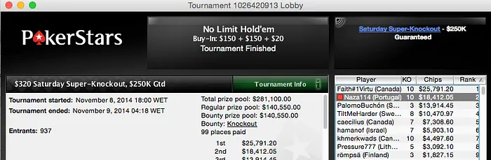 "Eu Show Naza", Duarte Riezas e fransousa Carregam na PokerStars 105