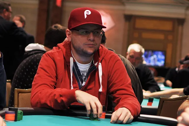 Daniel Buzgon is chasing Overton, the chipleader.