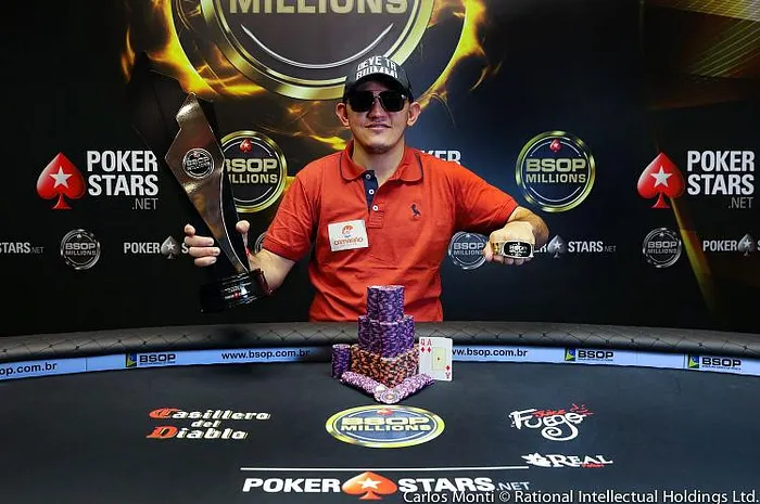 Madson Moura é o grande campeão do BSOP Millions 2019