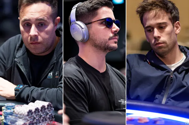 Sérgio Coutinho, Luís Faria e Tomás Paiva no EPT London 2022