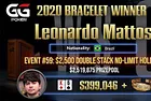 Leonardo "Babaehduro" Mattos Wins First Bracelet and $399,047 in Event #59: $2,500 NLHE