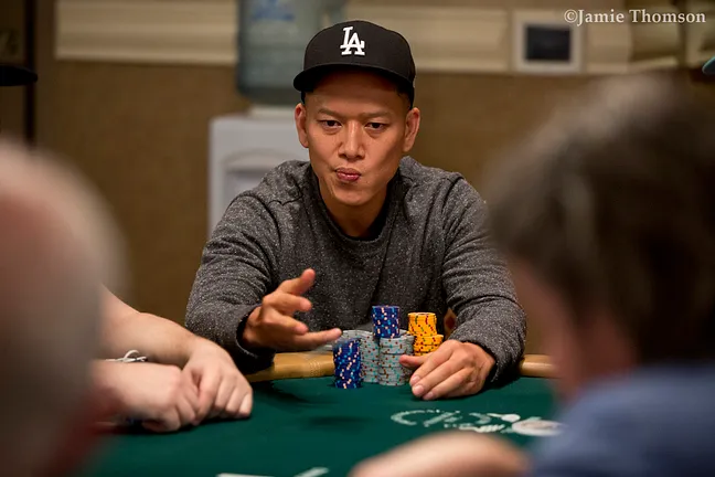 Tuan Le has one of the biggest stacks coming into Day 2