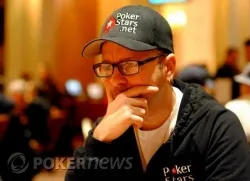Negreanu sits with an above-average stack coming into Day 2
