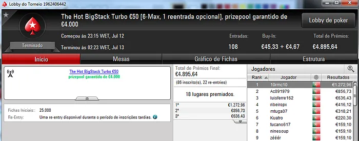 10rmc10 e KeyzerSozePT Amealham Prémios na PokerStars.pt 101