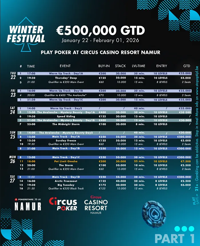 Winter Series Namur 2026
