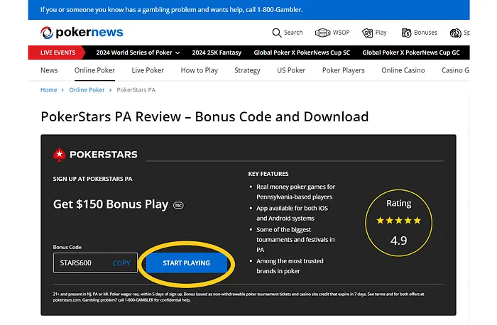 Pokerstars review