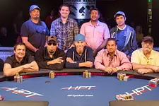 The HPT Daytona Beach Kennel Club & Poker Room Final Table.