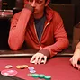 An unknown player pushes all in before busting out.