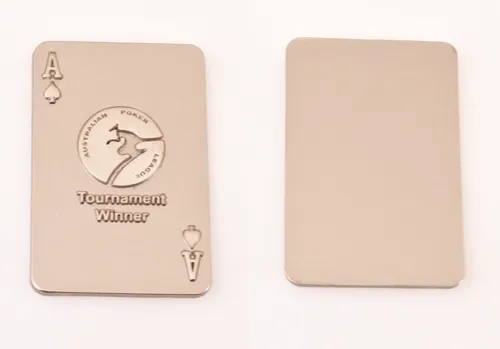 Gerald ‘SKULLMAN’ David présente sa collection de "card guards"