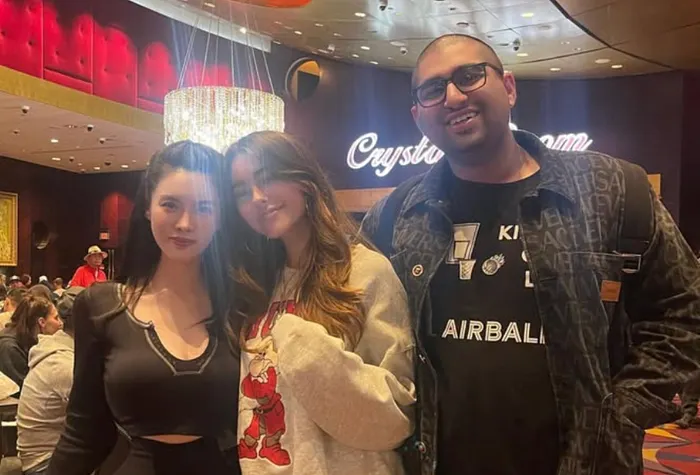Madison Beer at Hustler Casino with poker players Britney and Nik Airball