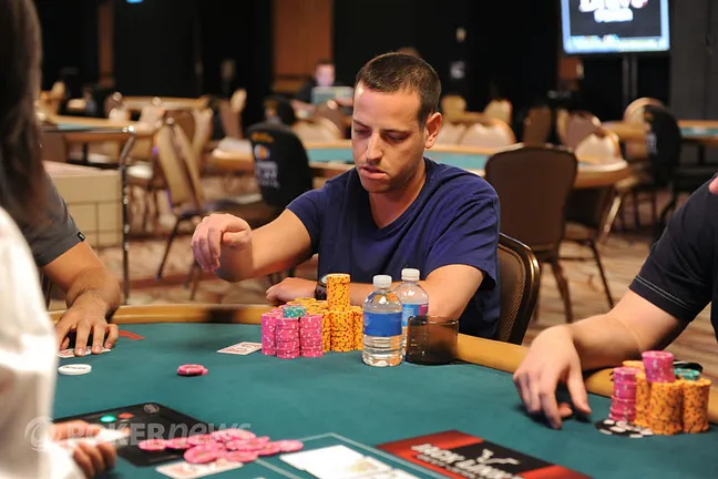Eric Buchman (photo from 2011) is looking for his second bracelet.