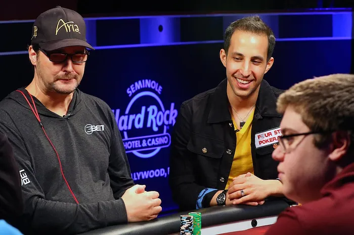 Alec Torelli and Phil Hellmuth on "Poker Night in America"