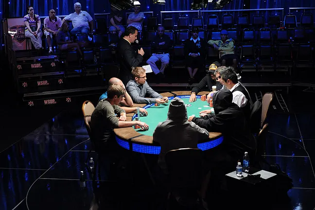 Final Table - but now there are just two players at it