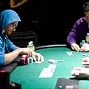 Kristopher Tong and Mike Gorodinsky at the final table.