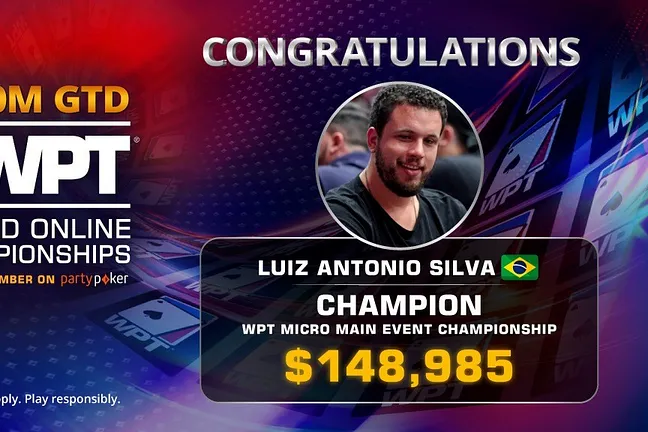 Luiz Antonio Silva wins WPT WOC Micro Main Event