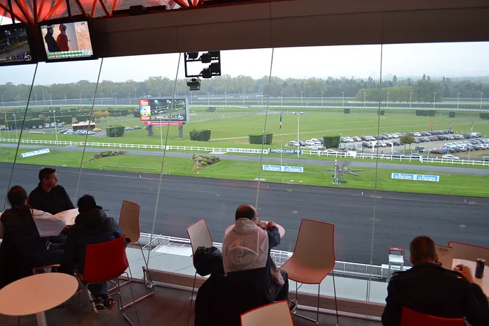 La vue sur l'hippodrome