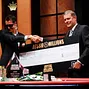 Stewart Scott Receives The Winner's Cheque