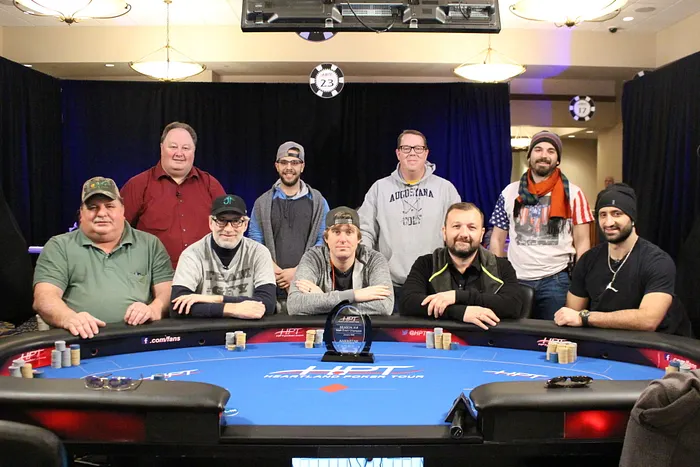 Mesa final HPT Ameristar East Chicago Final Table