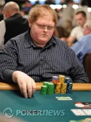 Fricke gave away a lot of chips on this last hand