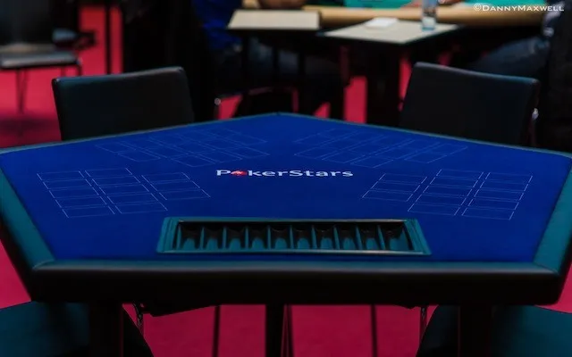 The PokerStars Open Face Chinese Poker table.