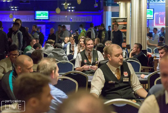 Dealers during the partypoker LIVE Grand Prix Austria