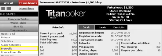 Exclusivo Club PokerNews Titan Poker ,500 Freeroll Series - Qualificação a Terminar! 101