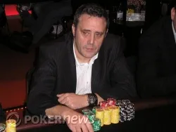 Zaballos, en una foto de ayer... un gran jugador de poker en vivo.