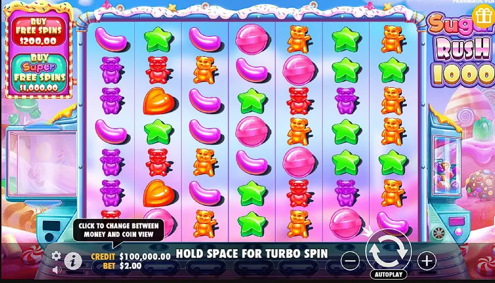 Sugar Rush 1000 Bonus Buy Feature