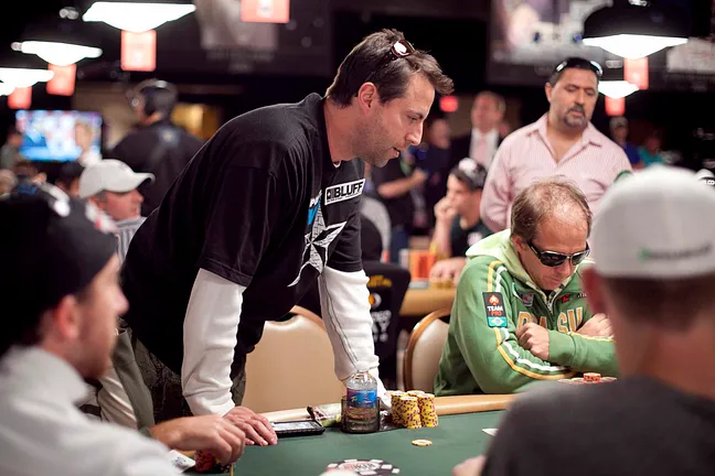 Eric Morris sees his WSOP come to an end.