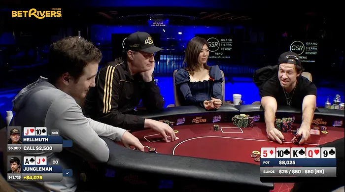 Dan "Jungleman" Cates Decimates Poker Brat in Latest Hellmuth’s Home Game 103