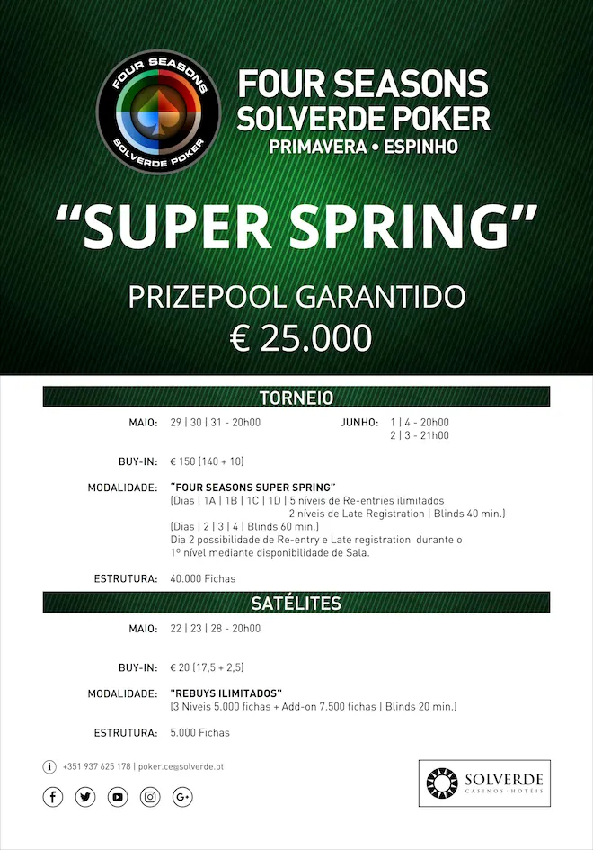 Arranca Hoje o Super Spring no Casino de Espinho 101