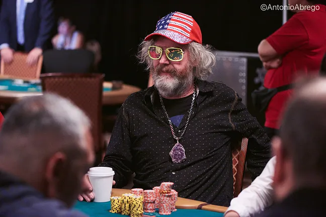Eric Hicks at the 2018 WSOP Main Event