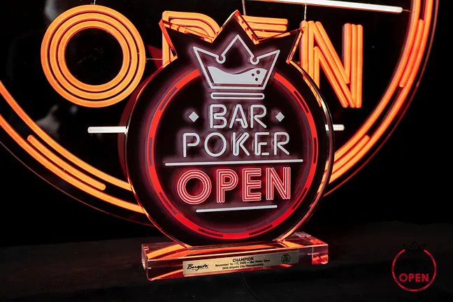 Bar Poker Open Trophy