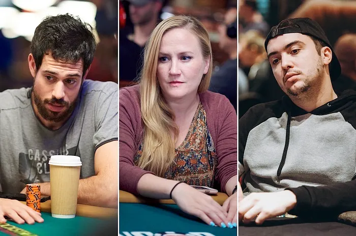 Nick Schulman (left), Jamie Kerstetter (center), Asher Conniff (right)