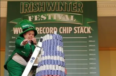 poker stack guiness book record monde