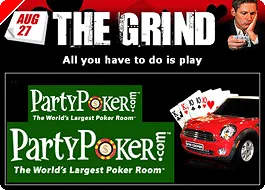 Party Poker – Ganhe Mini Cooper S Convertível– Seja "The Grind" 0001