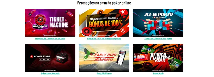 promoções bônus poker online pokerstars