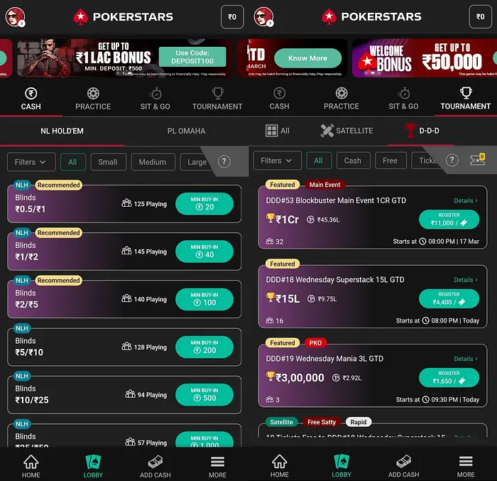 PokerStars India Junglee Poker