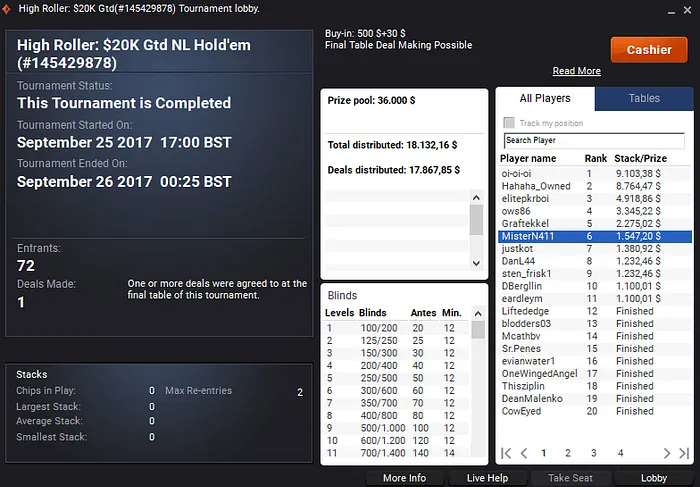 João "soleeJ" Ferreira 2º no 5 Monday 6-Max (,846) & Mais 104