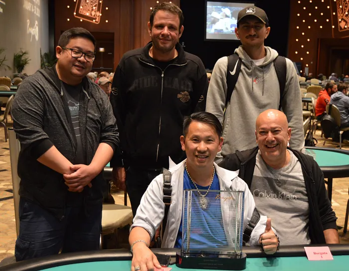 Kevin Tsao, Arie Praisman, Peter Zarriello, Ory Hen, and Kenny Nguyen