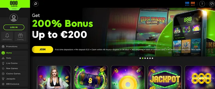 888casino Welcome Offer