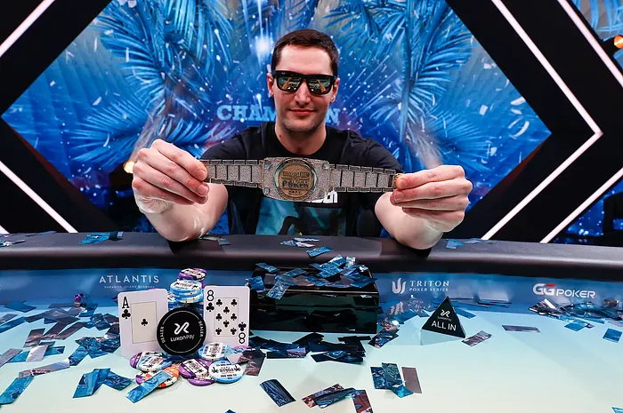 Bernhard Binder winning the WSOP Paradise Super Main Event