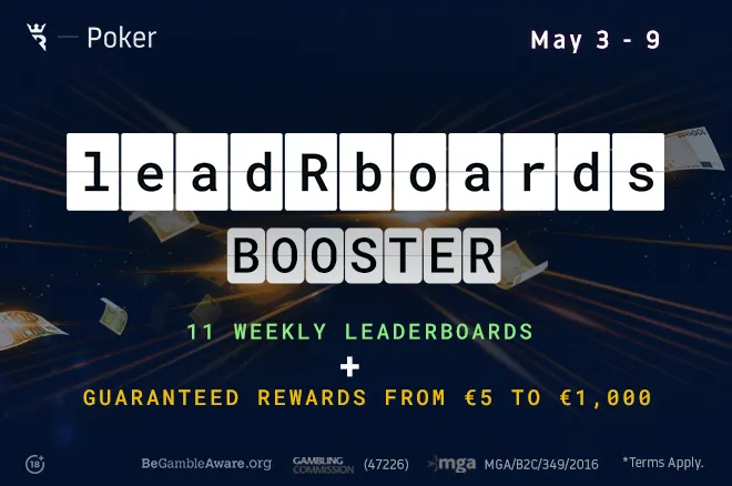 Run It Once Poker leadRboards Booster
