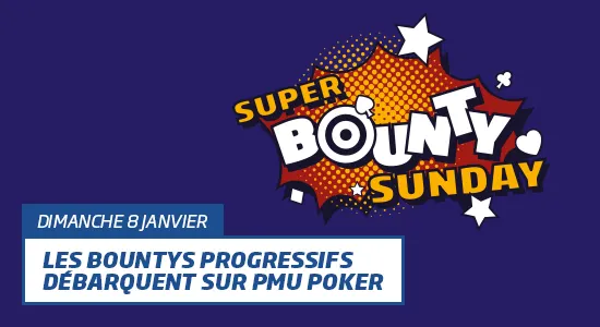 PMU Poker passe au bounty progressif 0001